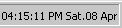 Run 1st Clock in Windows Classic interface.