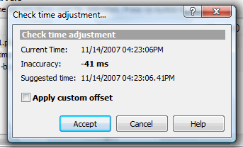 Have a super-accurate time reference on your desktop, with extremely precise time synchronization (up to 1/50s accuracy). Adjust the time with atomic time servers either once or regularly at the specified intervals. 1st Clock queries several servers to improve reliability and precision of your computer's time.