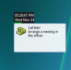 Use 1st Clock as a desktop clock if you wish. You can undock 1st Clock and put it anywhere on your desktop.
